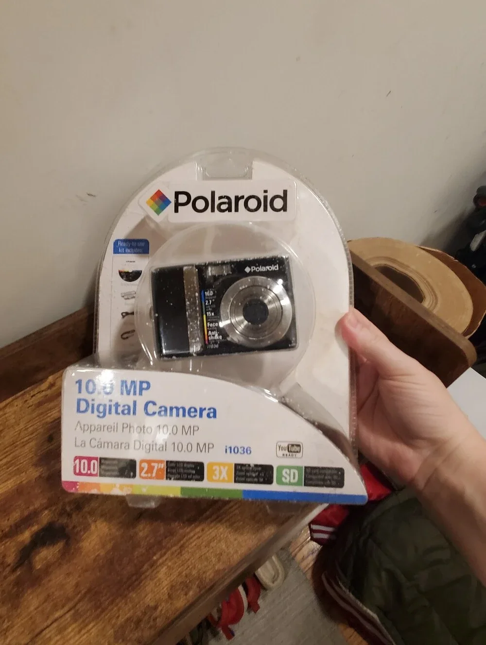 Polaroid - 10.0-Megapixel Digital Camera - Black/Silver